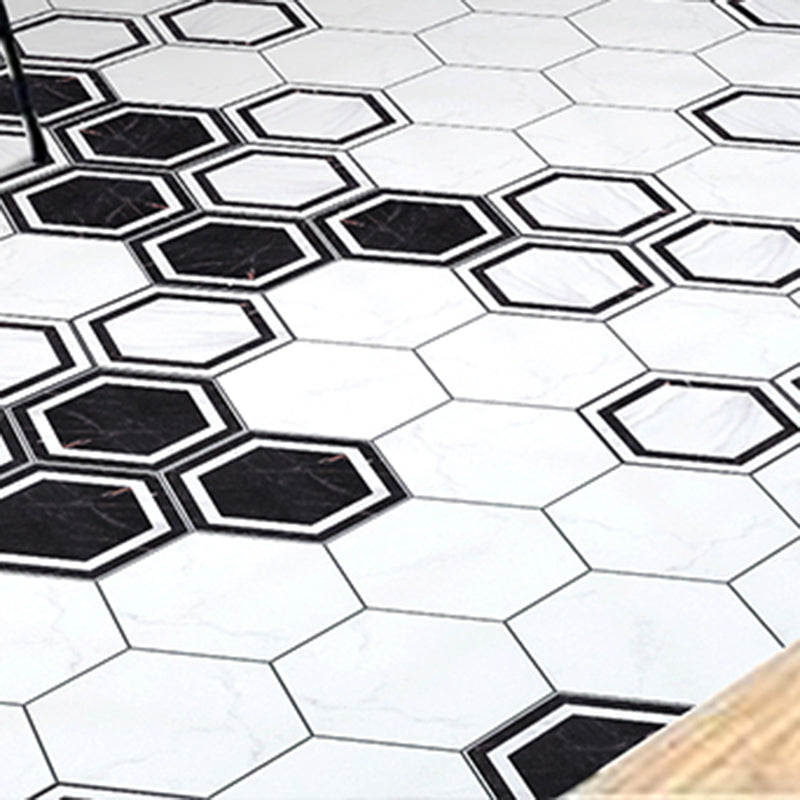 Hexagon Floor and Wall Tile Singular Tile Porcelain Floor and Wall Tile