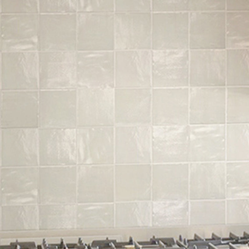 White Square Singular Tile Modern Glazed Floor and Wall Tile