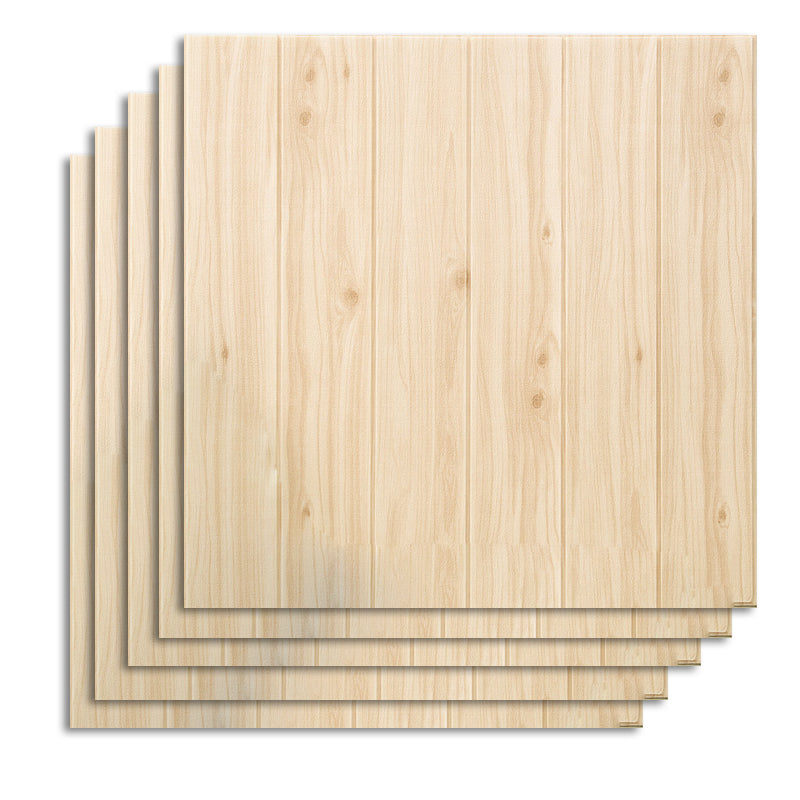 Contemporary Wall Paneling Waterproof Wall Paneling with Wood Look