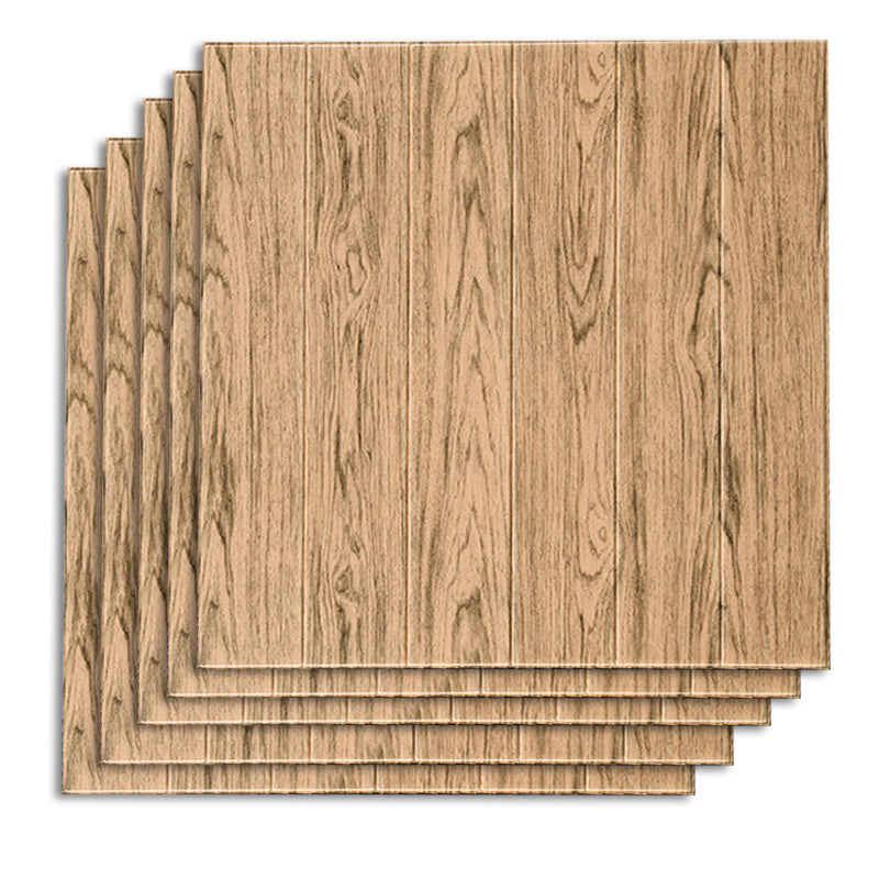 Contemporary Wall Paneling Waterproof Wall Paneling with Wood Look