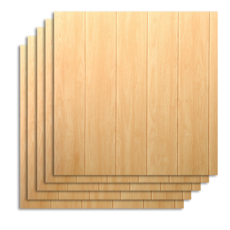 Contemporary Wall Paneling Waterproof Wall Paneling with Wood Look