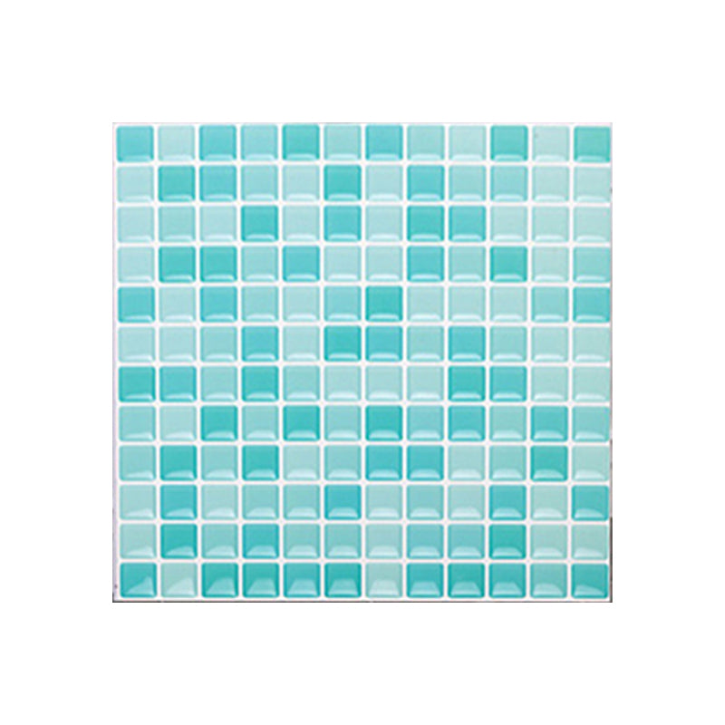 Plastic Peel & Stick Mosaic Tile Waterproof Peel & Stick Mosaic Tile with Square Shape