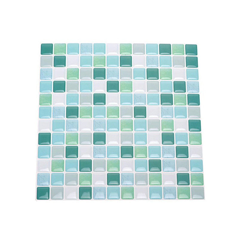 Plastic Peel & Stick Mosaic Tile Waterproof Peel & Stick Mosaic Tile with Square Shape