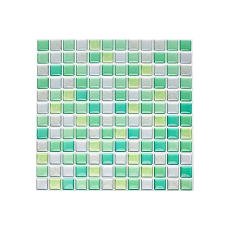 Plastic Peel & Stick Mosaic Tile Waterproof Peel & Stick Mosaic Tile with Square Shape