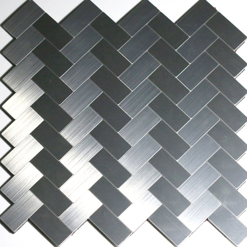 Metal Peel and Stick Backsplash Waterproof Peel and Stick Backsplash