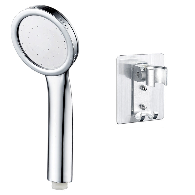 Contemporary Silver Round Shower Head Water Efficient Standard Spray Head