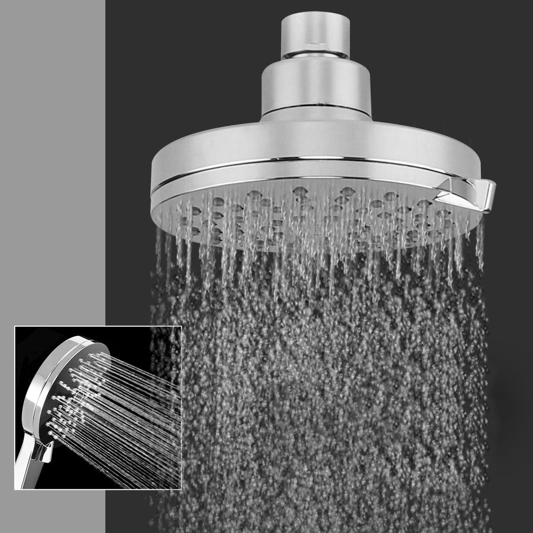 Shower Head Rain Fall 3-Jet Handheld Bathroom Wall-Mounted Shower Head