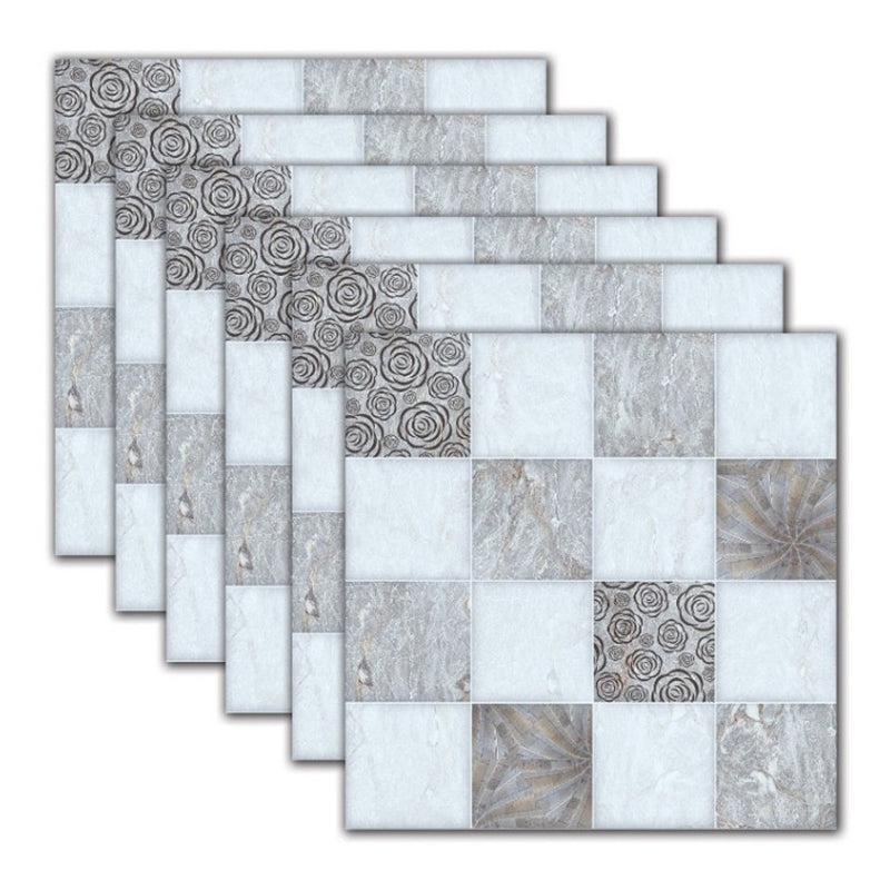 Mosaic Tile Wallpaper PVC Waterproof Peel & Stick Mosaic Tile