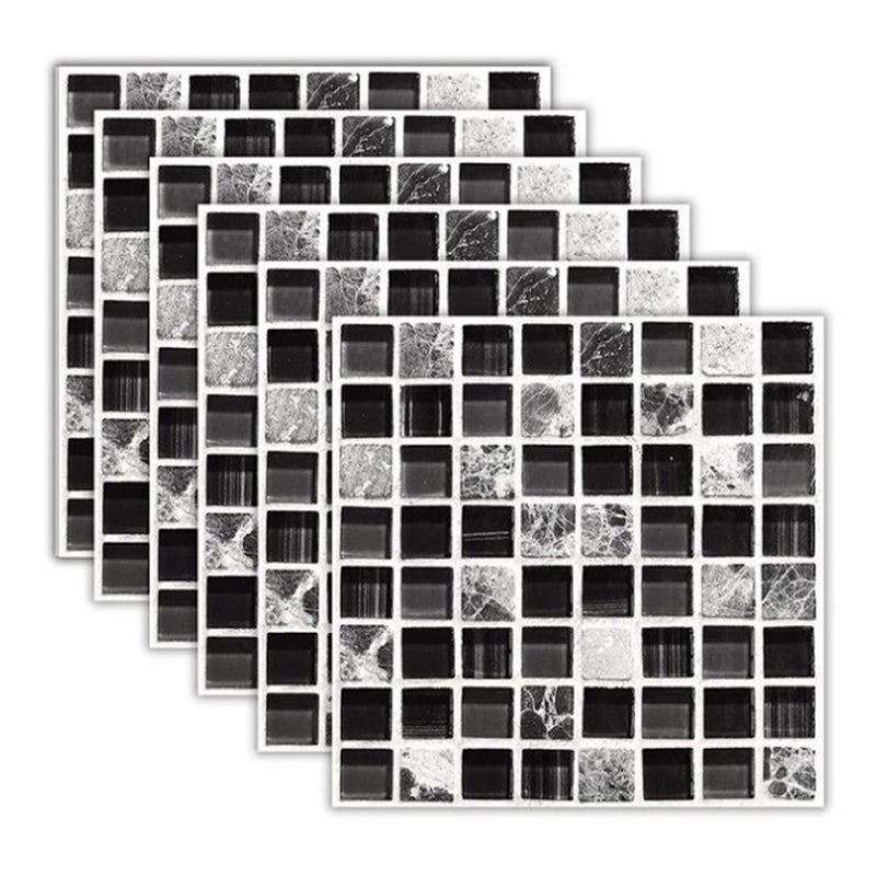 Mosaic Tile Wallpaper PVC Waterproof Peel & Stick Mosaic Tile