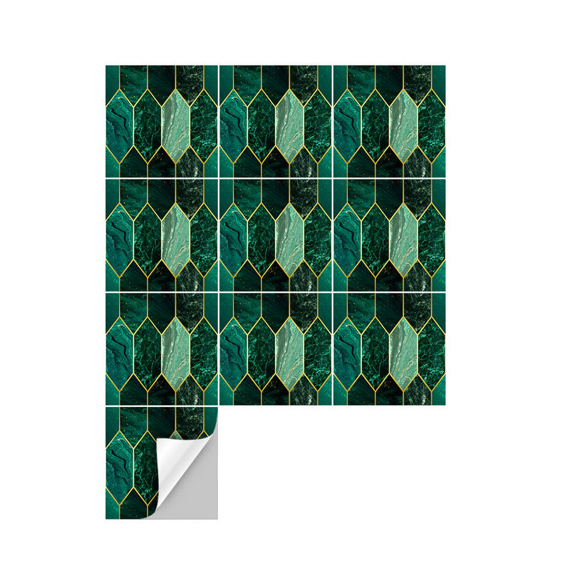 Mosaic Tile Wallpaper Plastic Contemporary Peel & Stick Mosaic Tile