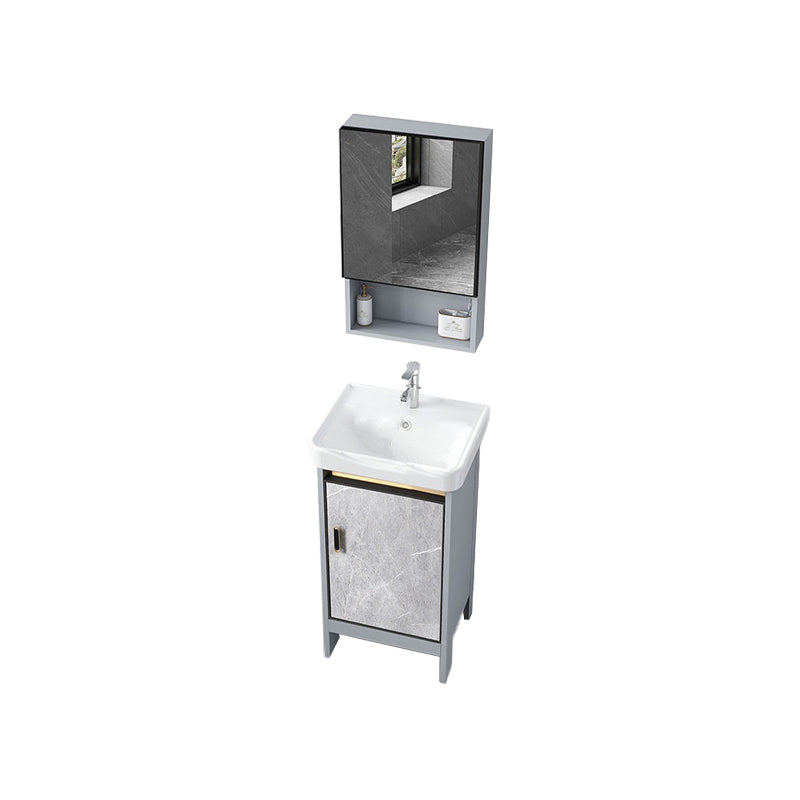 Bathroom Vanity Set Drawers Rectangular Sink Mirror Vanity Sink with Faucet