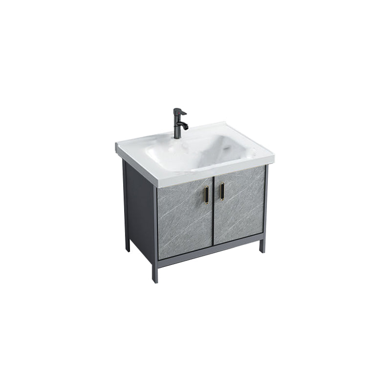 Bathroom Vanity Set Drawers Rectangular Sink Mirror Vanity Sink with Faucet