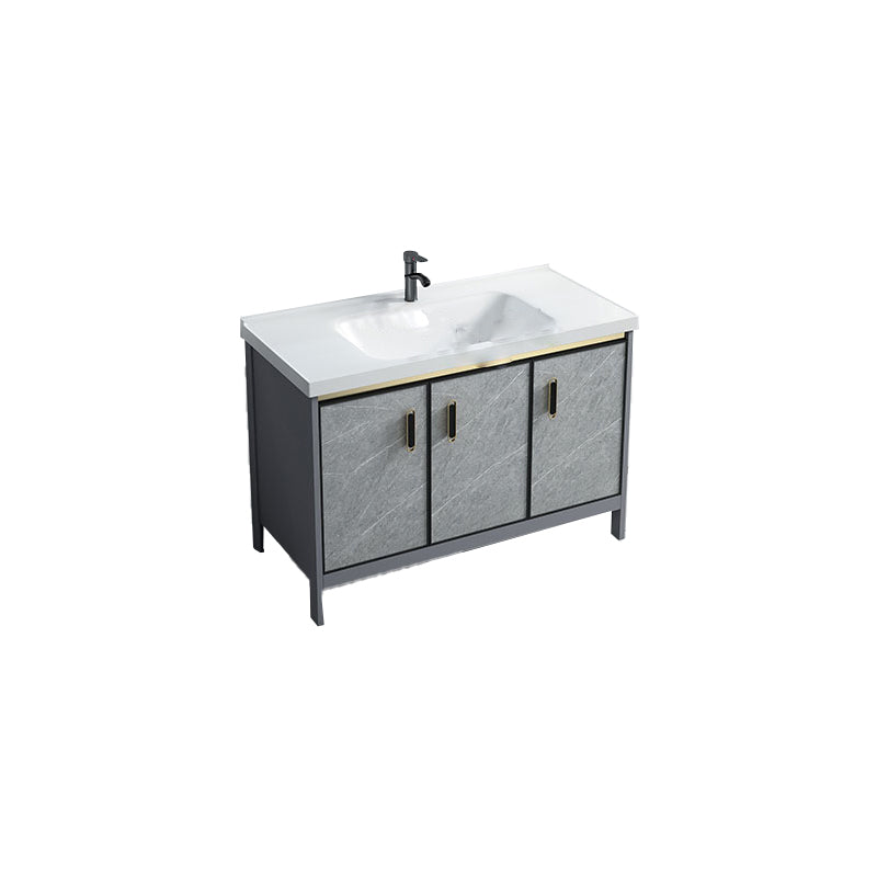 Bathroom Vanity Set Drawers Rectangular Sink Mirror Vanity Sink with Faucet