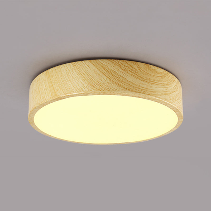 Modern Metal Flush Mount Geometric Shape Ceiling Lamp with Acrylic Shade for Passage