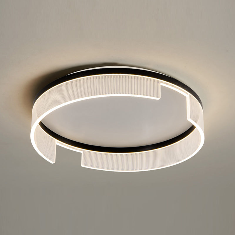 Modern Simple Ceiling Light 1-Light Ceiling Mount Light with Acrylic Shade for Bedroom