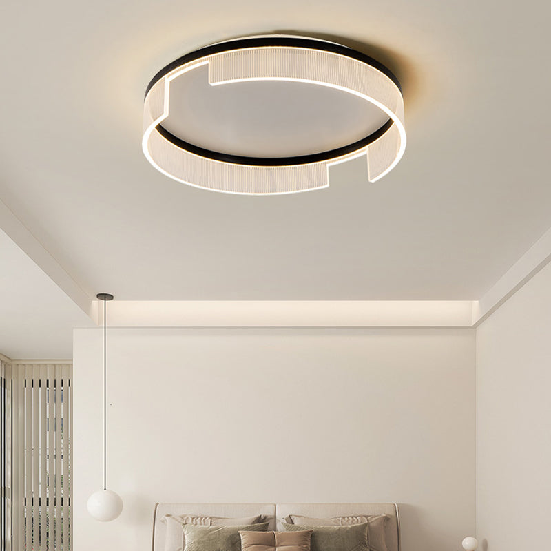 Modern Simple Ceiling Light 1-Light Ceiling Mount Light with Acrylic Shade for Bedroom