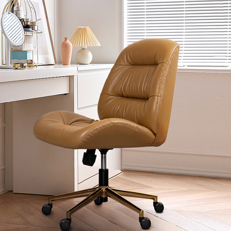 Modern Office Chair Leather Tilt Mechanism No Distressing Ergonomic Chair