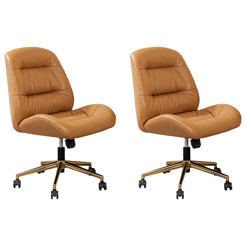 Modern Office Chair Leather Tilt Mechanism No Distressing Ergonomic Chair