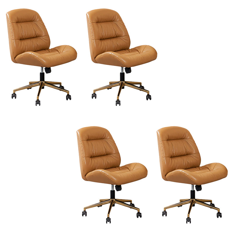 Modern Office Chair Leather Tilt Mechanism No Distressing Ergonomic Chair