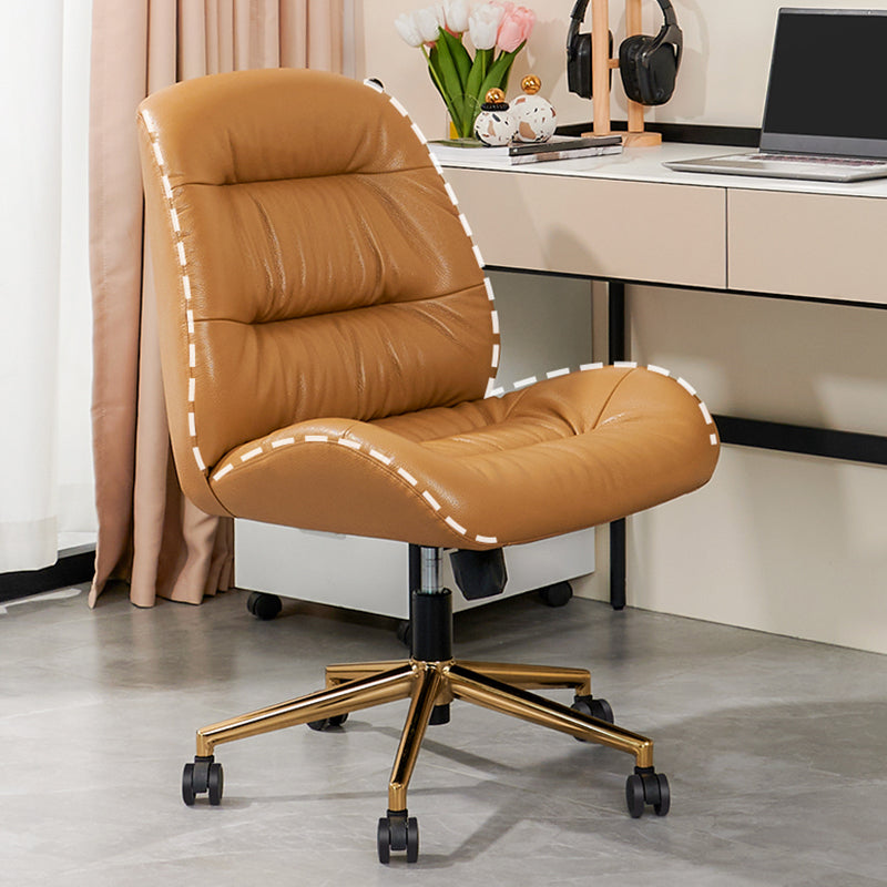 Modern Office Chair Leather Tilt Mechanism No Distressing Ergonomic Chair