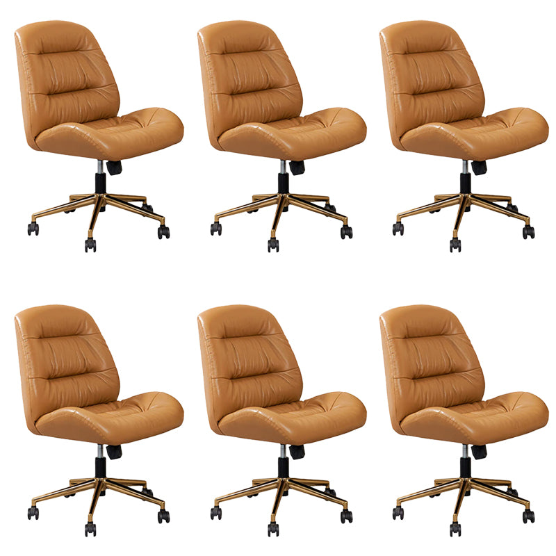 Modern Office Chair Leather Tilt Mechanism No Distressing Ergonomic Chair