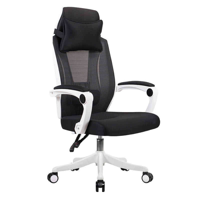 Modern Padded Arms Office Chair Tilt Mechanism Ergonomic Desk Chair with Wheels