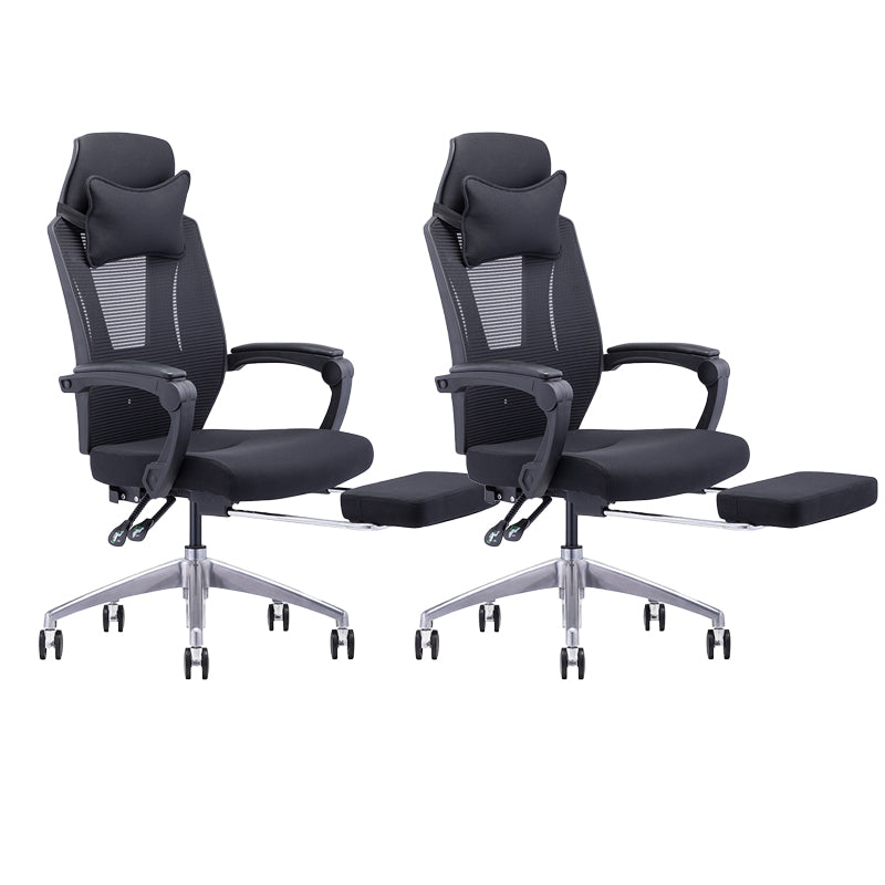 Modern Padded Arms Office Chair Tilt Mechanism Ergonomic Desk Chair with Wheels