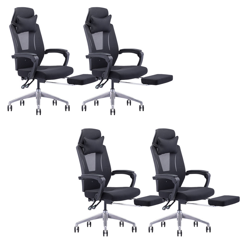 Modern Padded Arms Office Chair Tilt Mechanism Ergonomic Desk Chair with Wheels