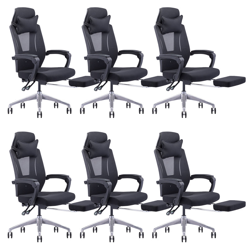 Modern Padded Arms Office Chair Tilt Mechanism Ergonomic Desk Chair with Wheels