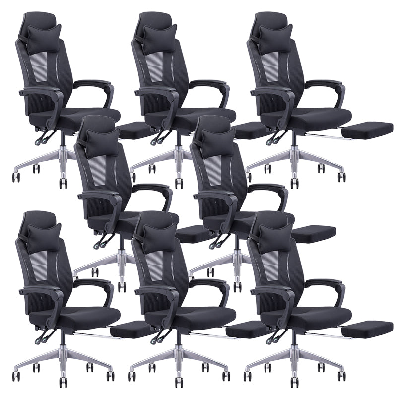 Modern Padded Arms Office Chair Tilt Mechanism Ergonomic Desk Chair with Wheels