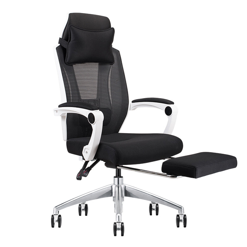 Modern Padded Arms Office Chair Tilt Mechanism Ergonomic Desk Chair with Wheels