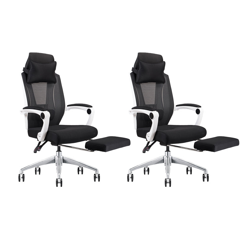 Modern Padded Arms Office Chair Tilt Mechanism Ergonomic Desk Chair with Wheels