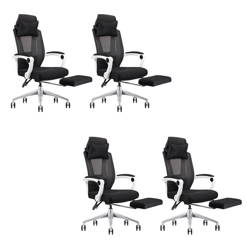 Modern Padded Arms Office Chair Tilt Mechanism Ergonomic Desk Chair with Wheels