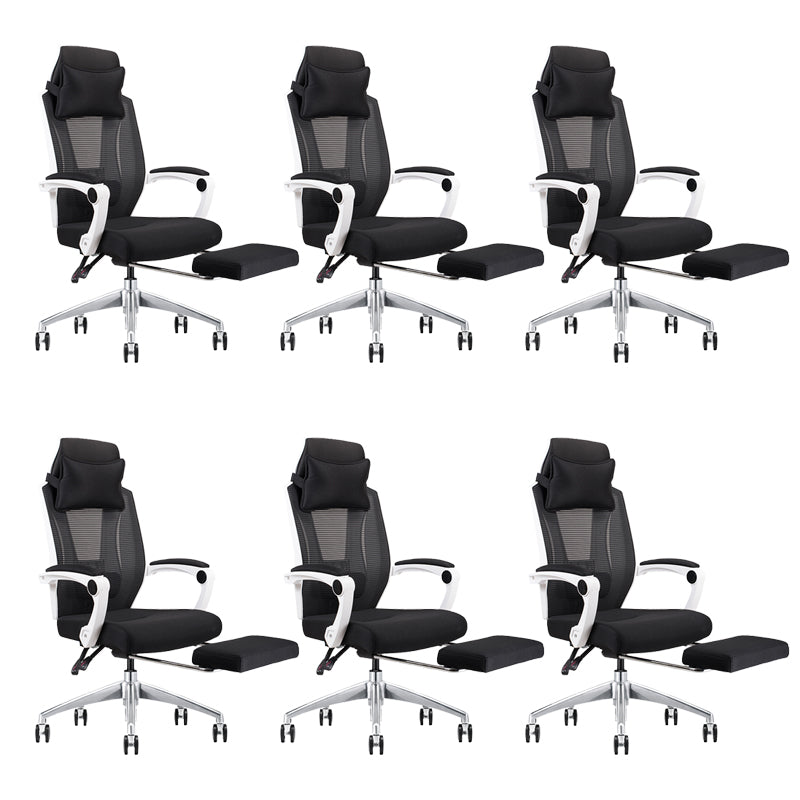 Modern Padded Arms Office Chair Tilt Mechanism Ergonomic Desk Chair with Wheels