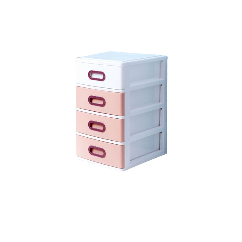 Nordic Vertical File Cabinet Color Block Drawers File Cabinet