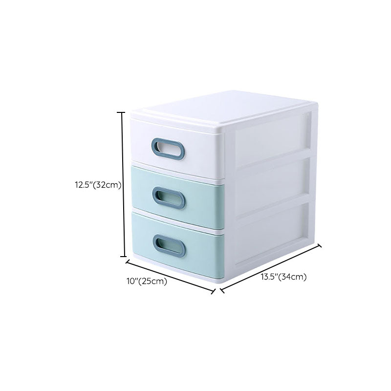 Nordic Vertical File Cabinet Color Block Drawers File Cabinet