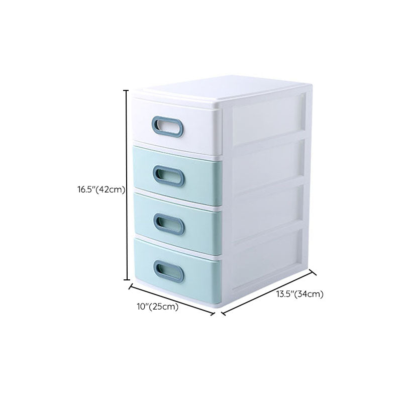 Nordic Vertical File Cabinet Color Block Drawers File Cabinet