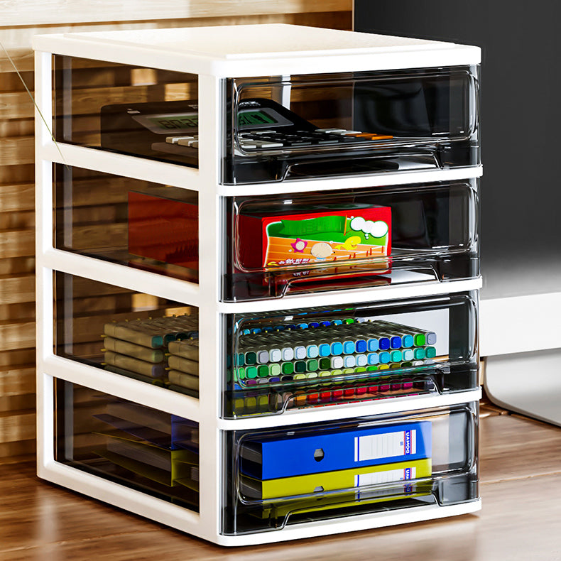 Filing Cabinet Contemporary Vertical Plastic Drawers Transparent Filing Cabinet