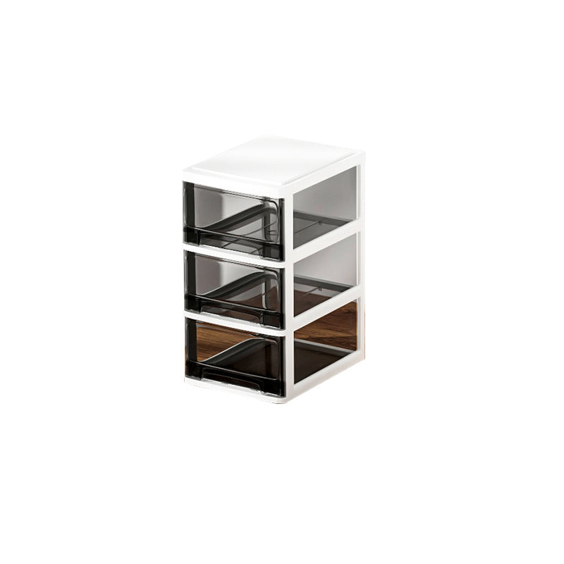 Filing Cabinet Contemporary Vertical Plastic Drawers Transparent Filing Cabinet