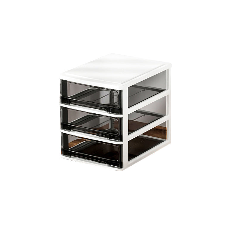 Filing Cabinet Contemporary Vertical Plastic Drawers Transparent Filing Cabinet