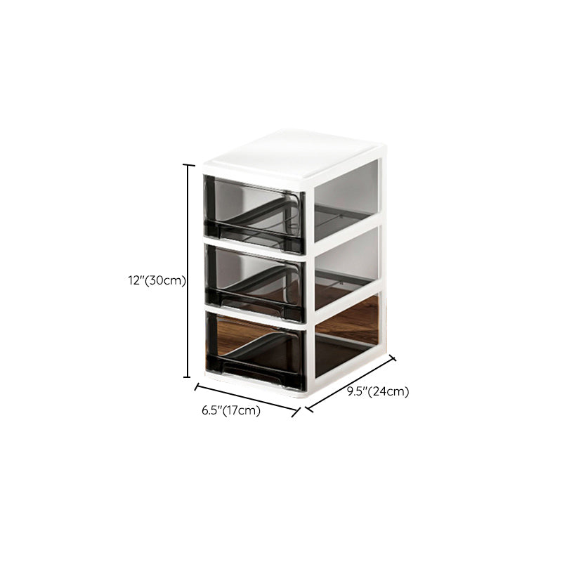 Filing Cabinet Contemporary Vertical Plastic Drawers Transparent Filing Cabinet