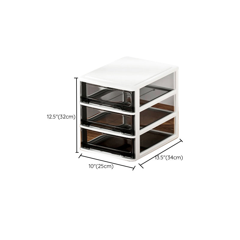 Filing Cabinet Contemporary Vertical Plastic Drawers Transparent Filing Cabinet