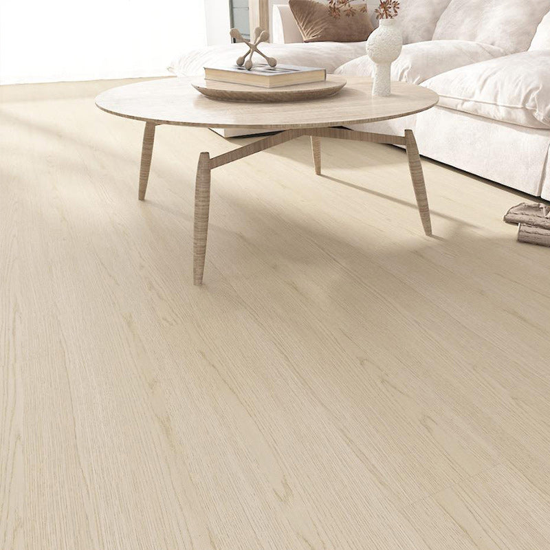 Beige Artificial Wood Laminate Plank Flooring Scratch Resistant Laminate Floor