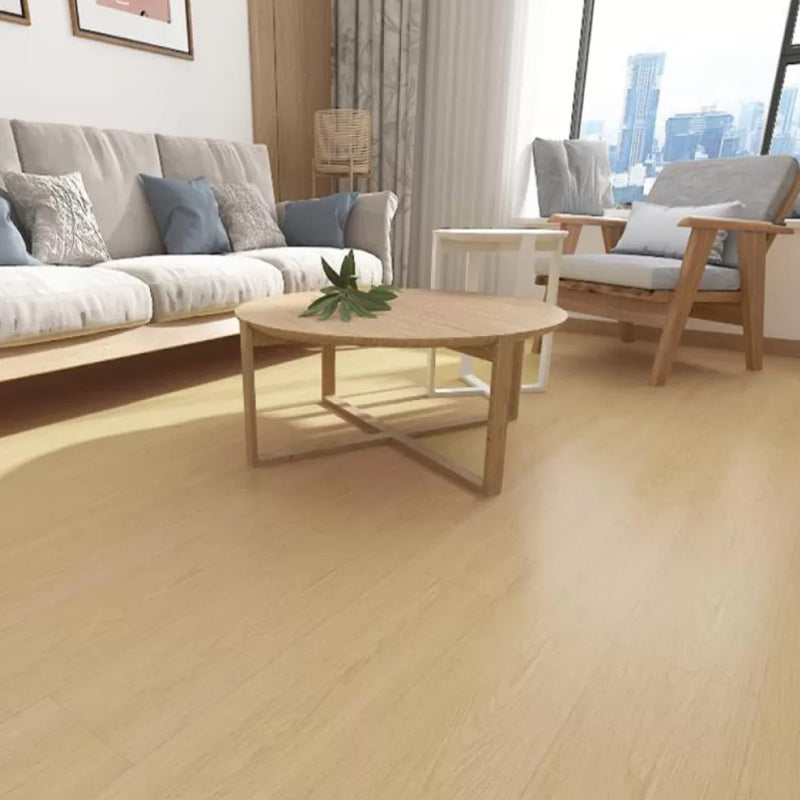 Beige Artificial Wood Laminate Plank Flooring Scratch Resistant Laminate Floor