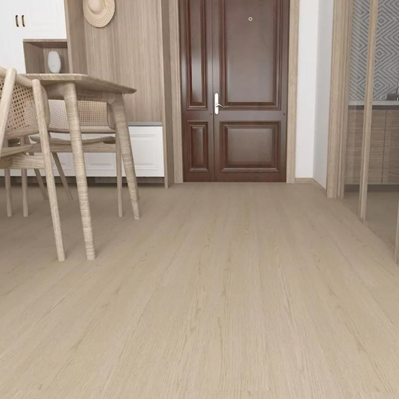 Beige Artificial Wood Laminate Plank Flooring Scratch Resistant Laminate Floor