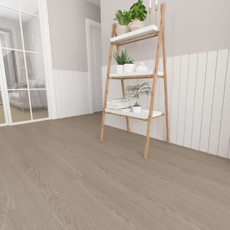 Beige Artificial Wood Laminate Plank Flooring Scratch Resistant Laminate Floor