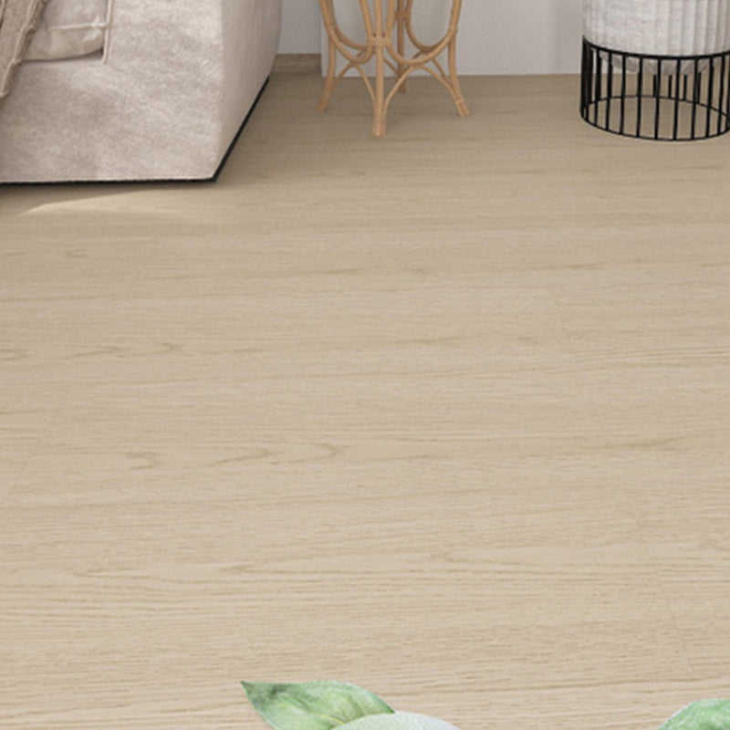 Beige Artificial Wood Laminate Plank Flooring Scratch Resistant Laminate Floor