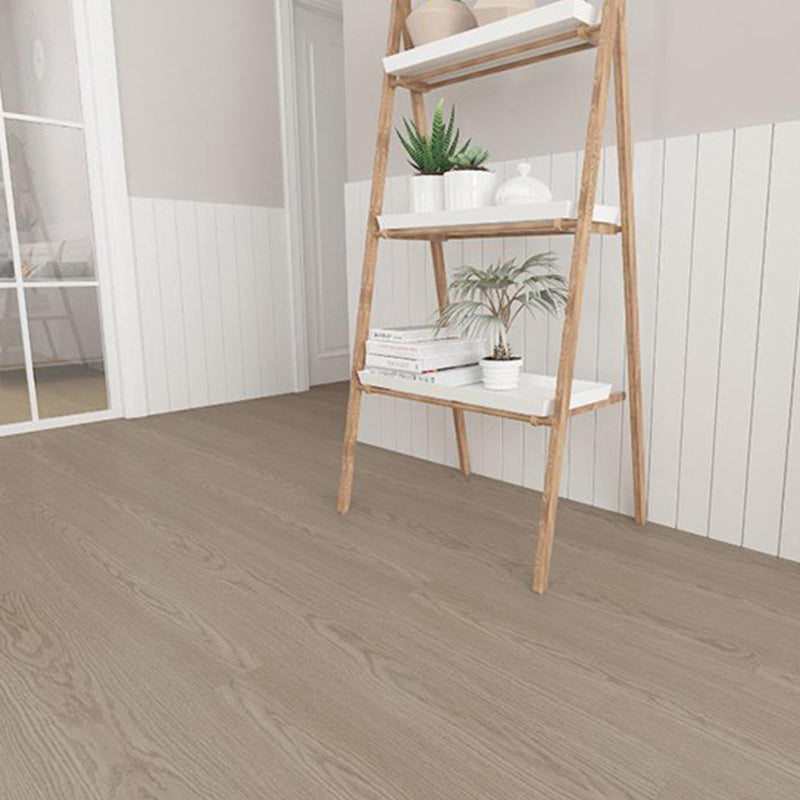 Beige Artificial Wood Laminate Plank Flooring Scratch Resistant Laminate Floor