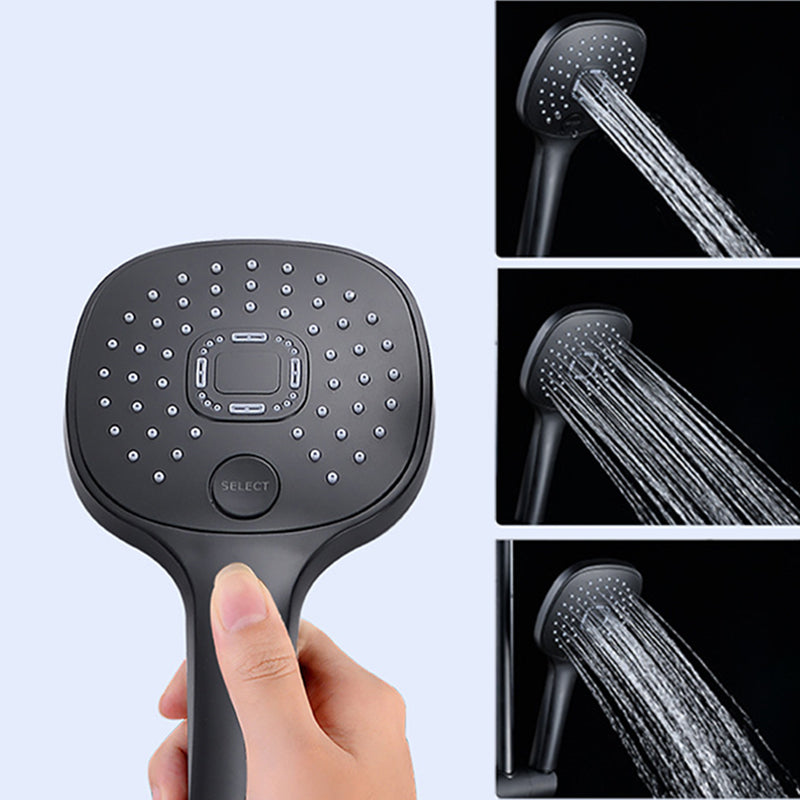 Plastic Handheld Shower Head Adjustable Water Flow Shower Head