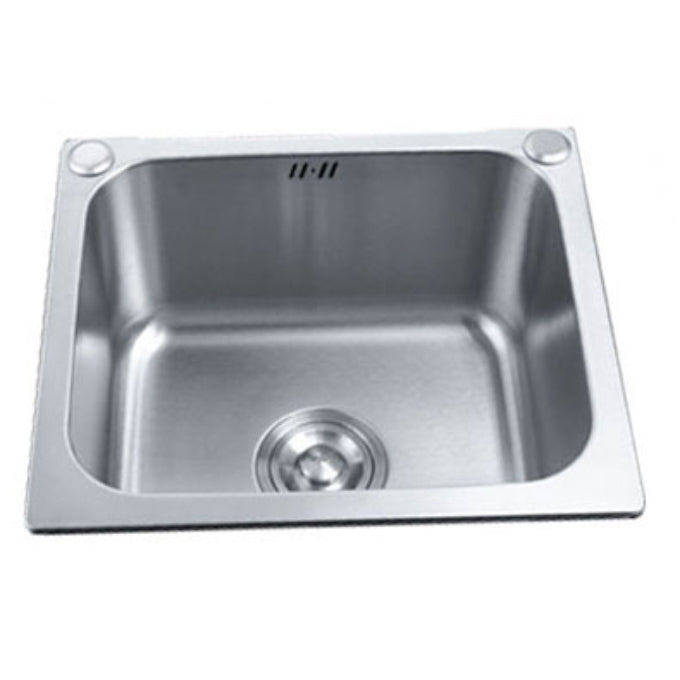 Rectangle Stainless Steel Sink Kitchen Sink with Drain Assembly(Not Including Faucet)